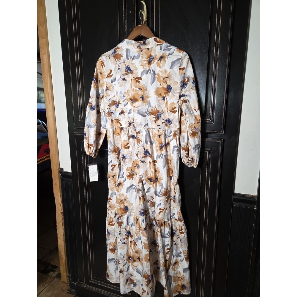 Tahari Floral Dress NWT, Medium,  Garden Party,  Wedding, Vacation, Summer - Picture 6 of 7